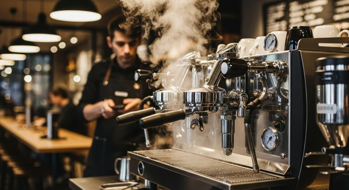 Máy pha cà phê chuyên nghiệp công suất lớn cho chuỗi