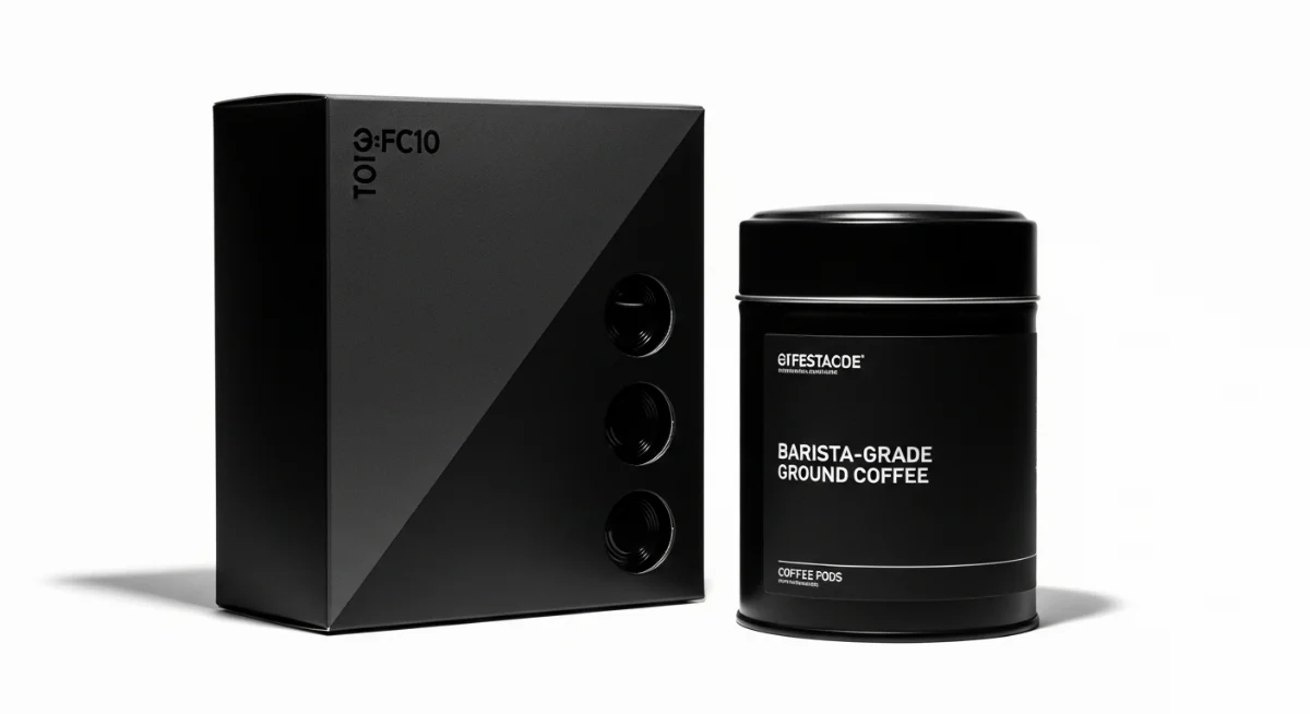 Người đang pha cà phê bột với máy pha espresso chuyên nghiệp tại nhà