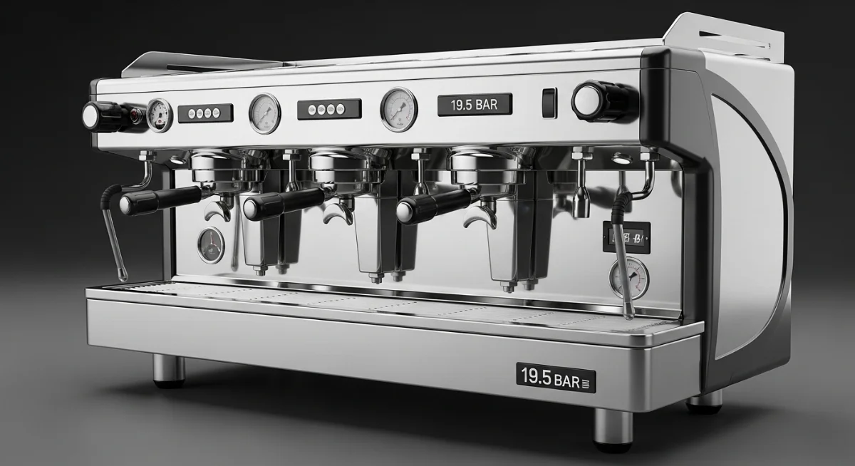 Biểu đồ giải thích mối quan hệ giữa áp suất, thời gian và chất lượng chiết xuất cà phê