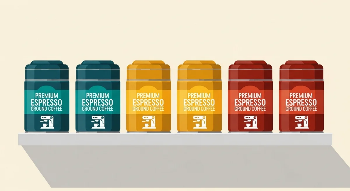 Nhân viên văn phòng đang thưởng thức cà phê espresso từ máy pha hiện đại