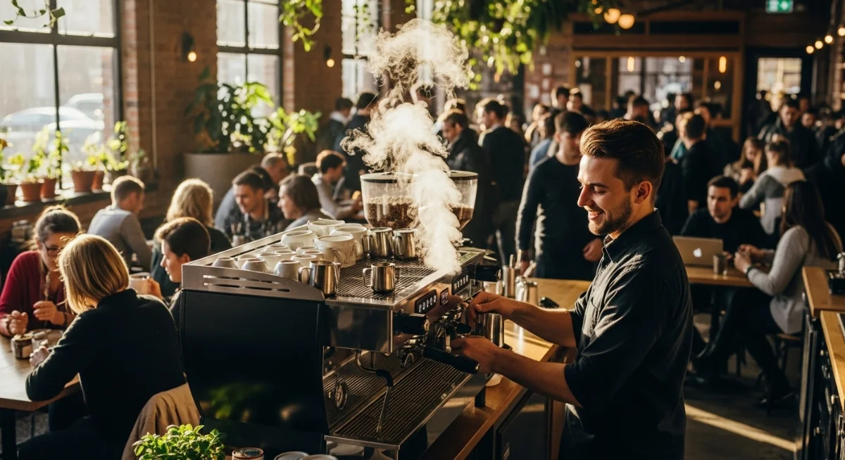 Kiểm tra chất lượng máy pha cà phê trước khi đưa vào sử dụng tại quán