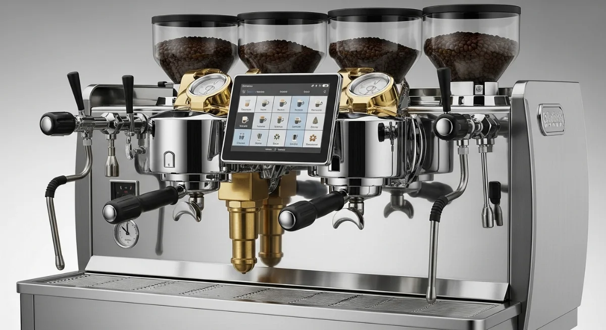 Máy pha cà phê 2 group chuyên nghiệp cho quán công suất cao