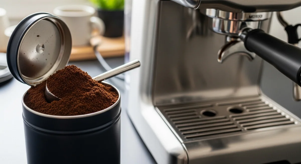 Cà phê bột pha máy chất lượng cao cho căn hộ hiện đại