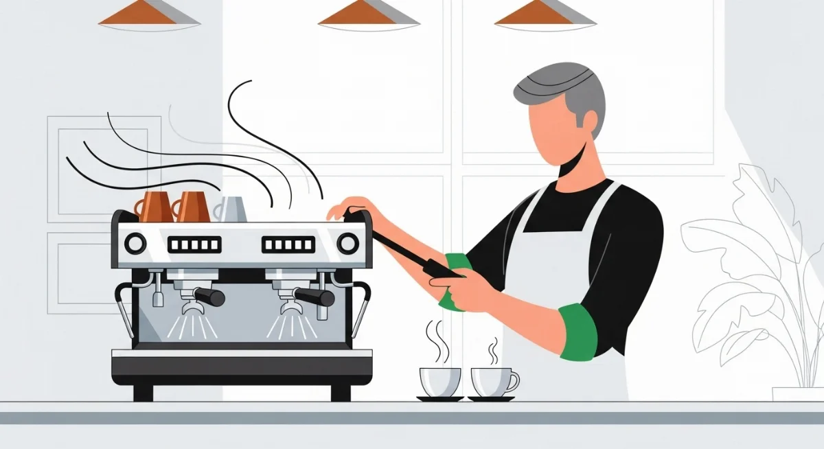 Đảm bảo chất lượng cà phê đồng đều với máy pha cà phê 2 group chuyên nghiệp