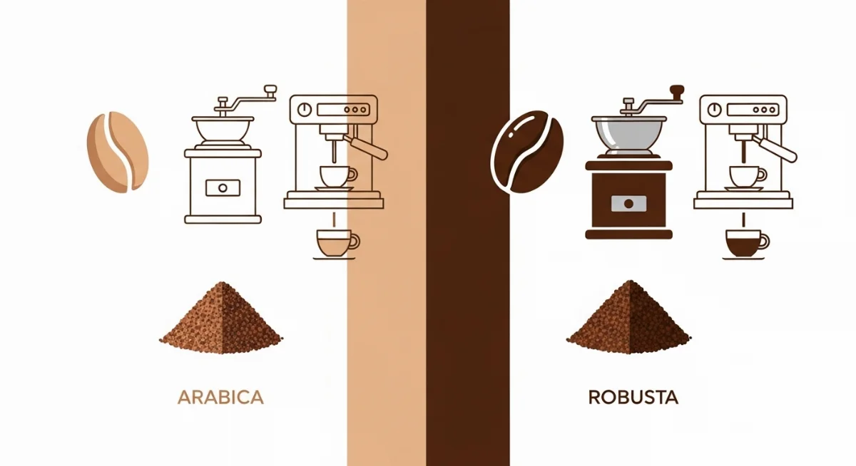 Ly Espresso hoàn hảo với lớp crema dày từ cà phê Robusta pha máy