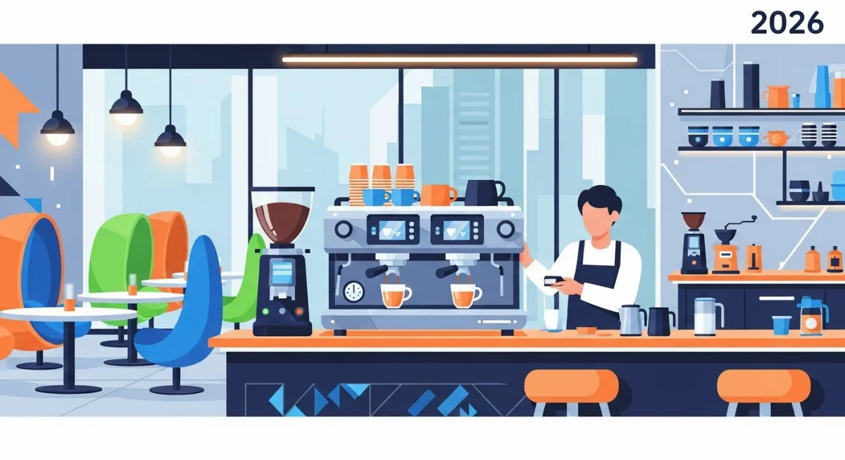 Máy pha cà phê siêu tự động với màn hình cảm ứng, pha chế đa dạng đồ uống