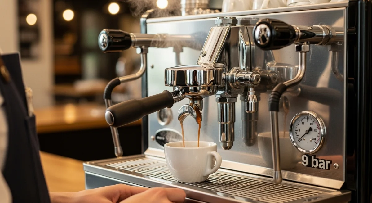 Vai trò của áp suất máy pha cà phê trong việc tạo ra crema và hương vị