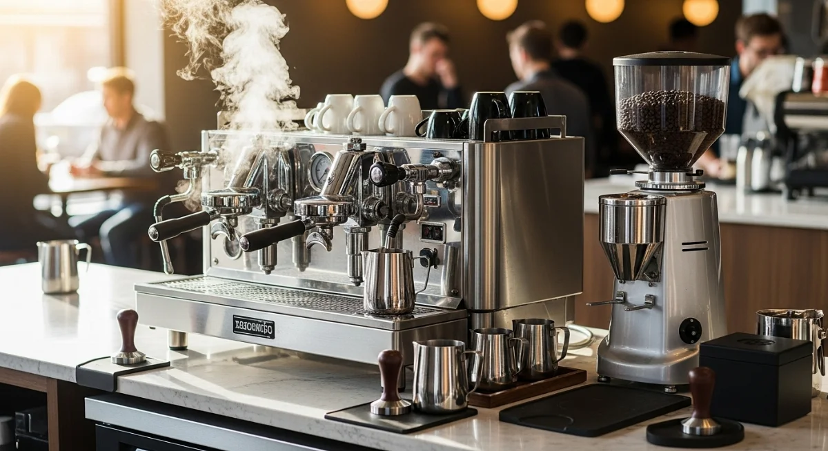Chọn máy pha cà phê chuyên nghiệp phù hợp cho quán cafe kinh doanh